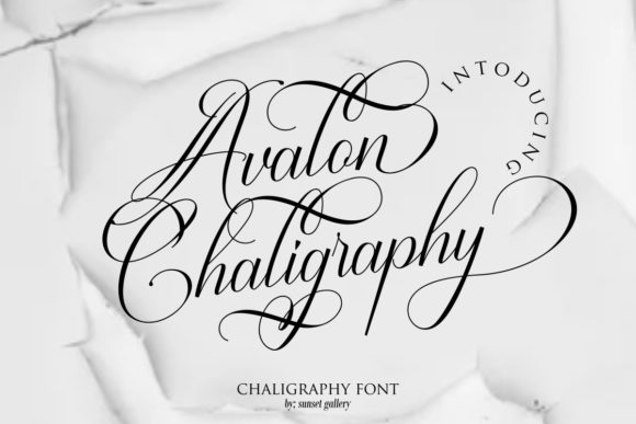 Avalon Chaligraphy: A Script Font for Modern Elegance