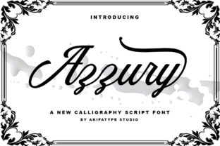 Azzury: The Script Font That Brings Vintage Charm to Modern Projects
