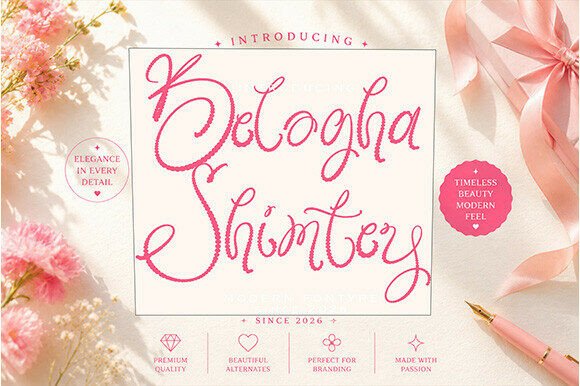 Beloga Shimtey: Crafting Elegance with Every Letterform