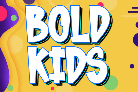 Bold Kids: A Modern Handwritten Font for Elegant Design