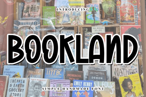Bookland: Modern Elegance in a Handwritten Font