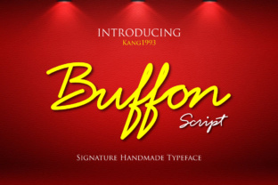 Buffon: The Handcrafted Script with Modern Character