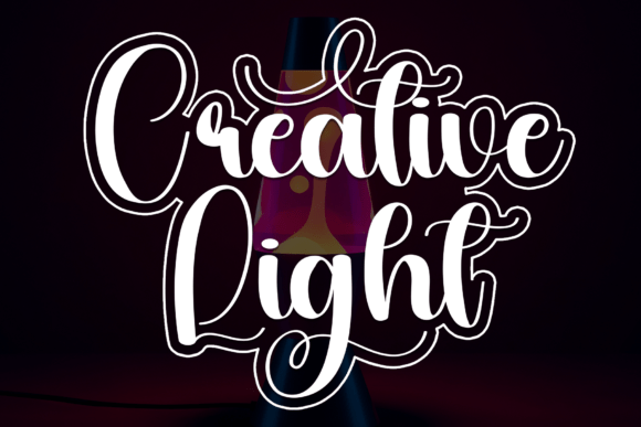 Creative Light: Bold Script for High-Impact Design