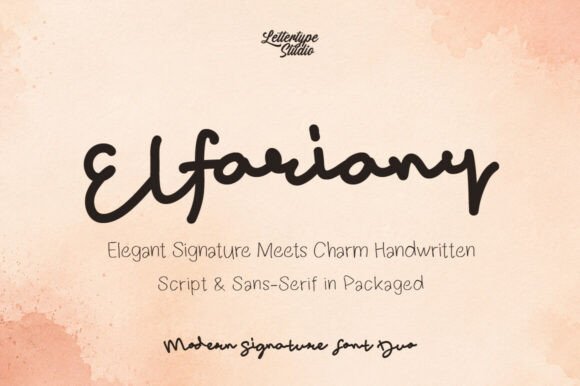 Elfariany: A Font Duo for Modern, Authentic Branding