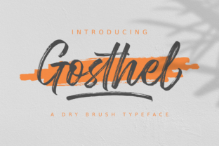 Gosthel: The Brush Script Font with a Personal Touch