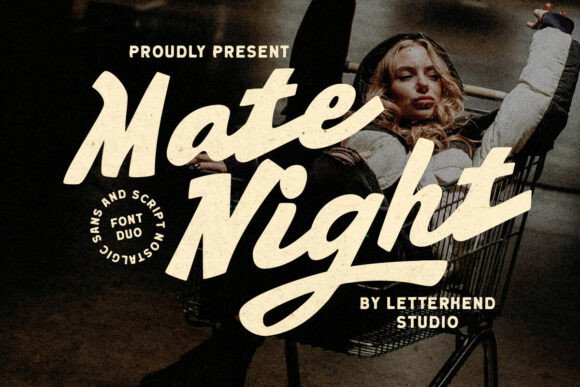 Mate Night: Cinematic Retro Vibe for Modern Design