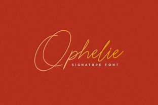 Ophelie: A Romantic Script Font for Elegant Branding