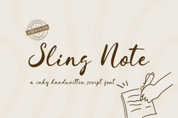 Sling Note: When Hand-Lettering Meets Digital Design