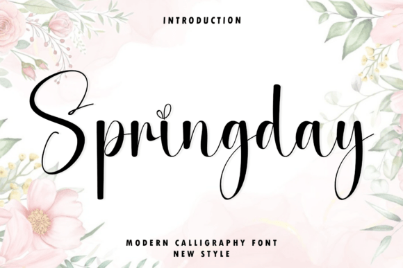 Springday: A Handwritten Script Font for Elevated Design