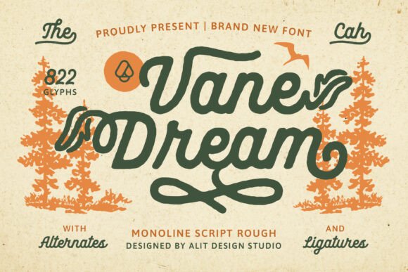 Vane Dream: A Typeface for Rugged Authenticity
