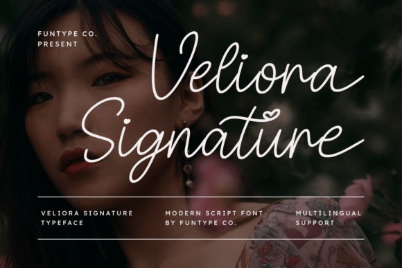 Veliora Signature: A Font That Feels Like a Personal Touch