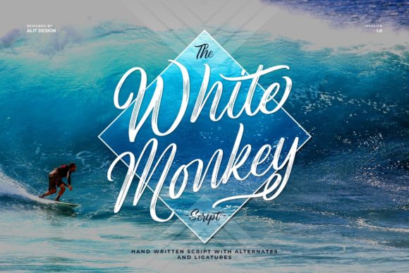 White Monkey: The Elegant Script for Modern Designers